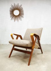 Midcentury Czech design armchair fauteuil Tatra Nábytok