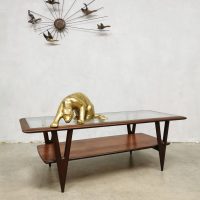 Midcentury Italian design coffee table salontafel Cesare Lacca