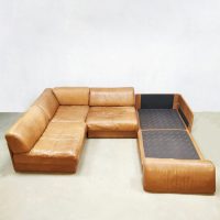 De Sede midcentury design sofa bank leather patina