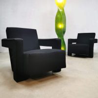 Dutch design 'Utrecht' chair armchair fauteuil Cassina Gerrit Rietveld