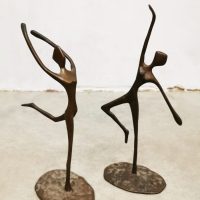 vintage 1960 ballerina ballet dancers statue figurines
