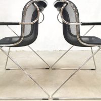 Charles Pollock eetkamerstoelen minimalism design 1982