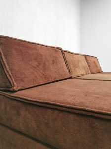 Elementen bank Cor modular modulair velvet sofa bank chocolat brown Cor
