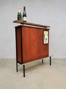 midcentury design cocktail bar cabinet seventies
