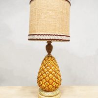 Vintage eclectic design table lamp tafellamp 'Pineapple'