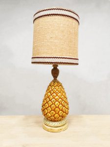 Vintage eclectic design table lamp tafellamp 'Pineapple'