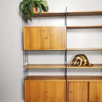 vintage wall unit wandmeubel retro jaren 60 70 design kast cabinet