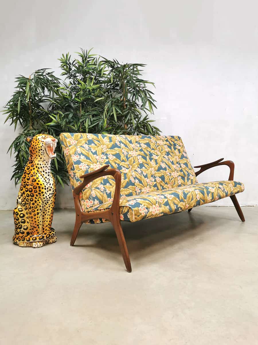 Midcentury Danish design sofa lounge bank 'Botanical'