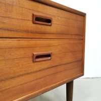 vintage teakhouten ladenkast ladekastje retro jaren 60 chest of drawers