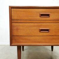 Deens vintage teakhouten ladenkast ladekastje retro jaren 60 chest of drawers