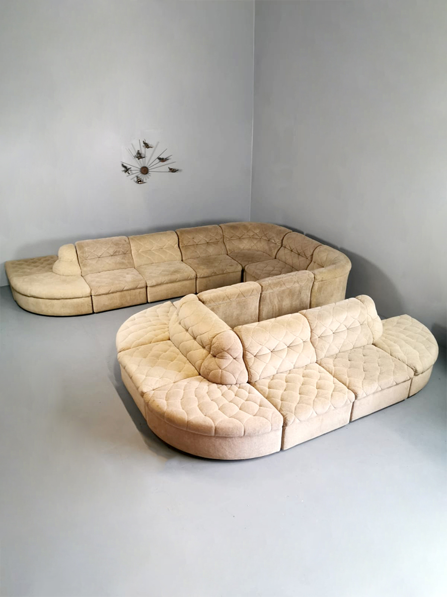 Strippen meesterwerk Natte sneeuw Vintage modular sofa elementen bank modulaire bank Lausser XXL | Bestwelhip
