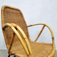 retro vintage rotan stoel rattan chair fifties sixties design Rohe