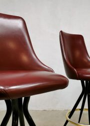 Messing vintage barstool stool krukken brass design horeca project