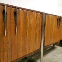 dressoir sideboard modern steel wood dressoir