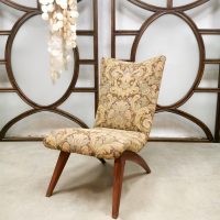 vintage z legs midcentury modern lounge chair fifties design