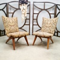 Vintage Dutch design easy chair lounge fauteuil G. Van Os