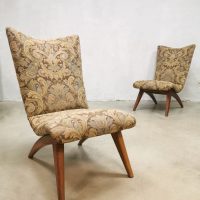 Van Os Culemborg fauteuils arm chairs lounge vintage design jaren 50