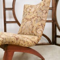 vintage z legs midcentury modern lounge chair fifties design