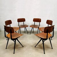 Vintage Dutch design Friso Kramer Result industrial chair Ahrend de Cirkel stoel