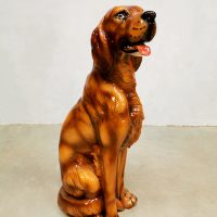 vintage beeld keramiek hond ceramic dog