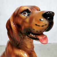 vintage ceramic dog keramieke hond retro design