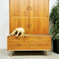 Midcentury vintage design cabinet wandkast 'Danish modern'