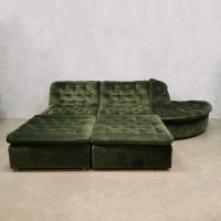 Sixties modular sofa seventies elementen bank velvet modulair modular vintage