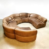 Unique vintage modular leather sofa modulaire bank Cosmos de Sede