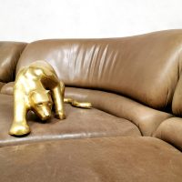rara buffalo leather modular sofa Swiss design de Sede Cosmos lounge bank jaren 70 design