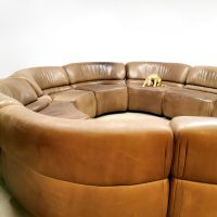 vintage design leather sofa Cosmos de Sede 1970 leren lounge bank