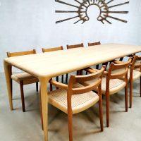 Vintage Czech design Latus dining table eetkamertafel Artisan