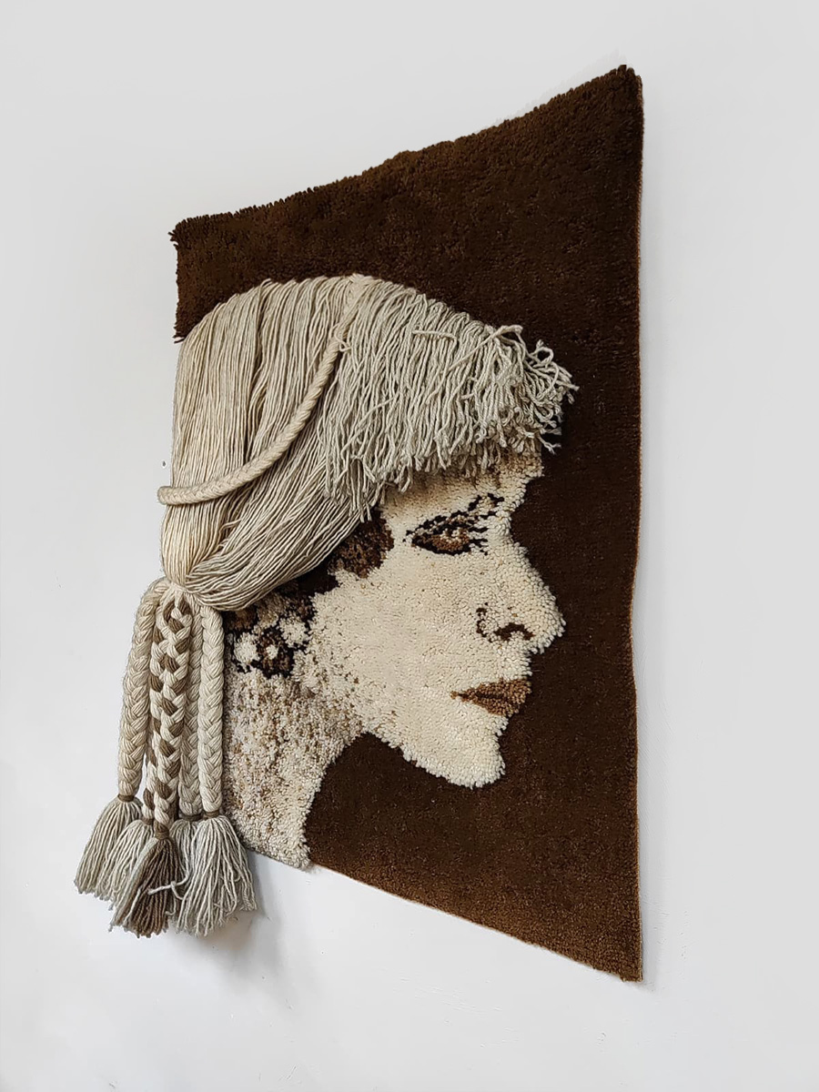 Midcentury interior Dutch design wall tapestry wandkleed Desso studio Midcentury interior Dutch design wall tapestry wandkleed Desso studio