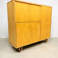midcentury modern wandkast cabinet Dutch design jaren 50 fifties