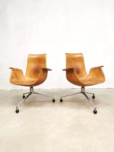 Sixties tripod Kill International vintage bureaustoel design office chair Preben Fabricius Jørgen Kastholm