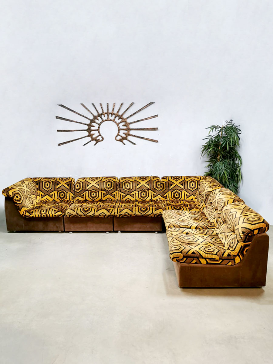 Lounge elementen modulaire lounge sofa vintage modular seventies bank