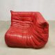 Michel Ducaroy French vintage design corner lounge Togo sofa leather hoek stoel bank Ligne Roset