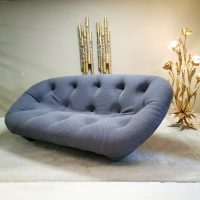 Unique design lounge sofa bank ‘easy comfort’ Jeans blue 3