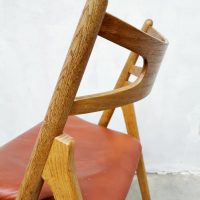 vintage eetkamerstoelen Hans J Wegner CH29 sawbuck chairs