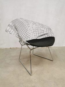 vintage design draadstoel Knoll wire chair