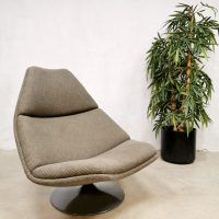 Swivel chair Artifort vintage design Geoffrey Harcourt draaifauteuil model F588 lounge fauteuil
