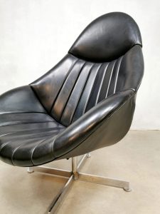Dutch vintage swivel chair Rudolf Wolf mad men stijl
