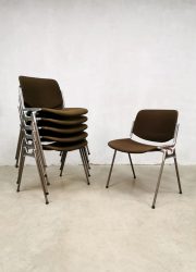 Vintage dinner chairs eetkamer stoelen Giancarlo Piretti Castelli