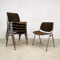 Vintage dinner chairs eetkamer stoelen Giancarlo Piretti Castelli