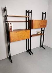 Vintage Simpla lux wall unit cabinet wandsysteem wandkast