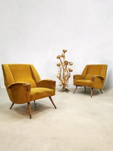 Unique Scandinavian vintage design armchairs easy chairs lounge fauteuils