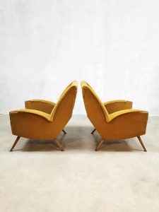 Unique vintage Scandinavian design armchair easy chair lounge fauteuil sixties