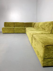 Vintage design modular sofa elementen bank 'Apple green'