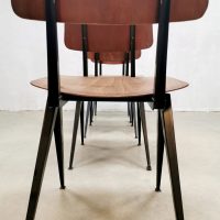 vintage stacking chairs industriele stoelen