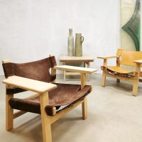 Mid century design 'Spanish chair' fauteuil Borge Mogensen Fredericia