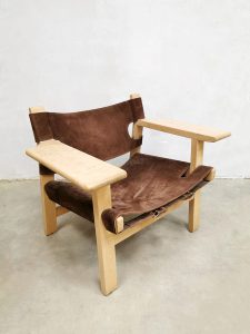 vintage fauteuil Borge Mogensen Spanish lounge chair